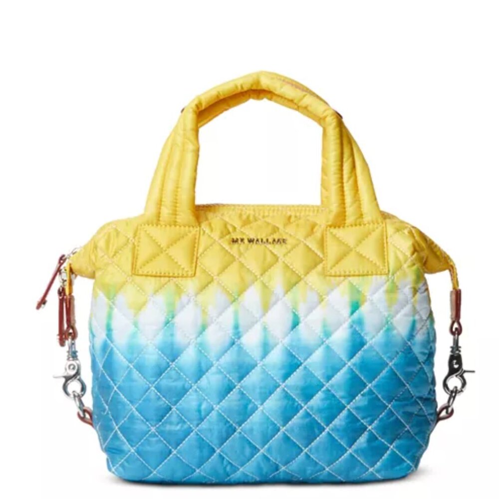 MZ WallaceSmall Sutton Bag In Daffodil Tie Dye/ Yellow